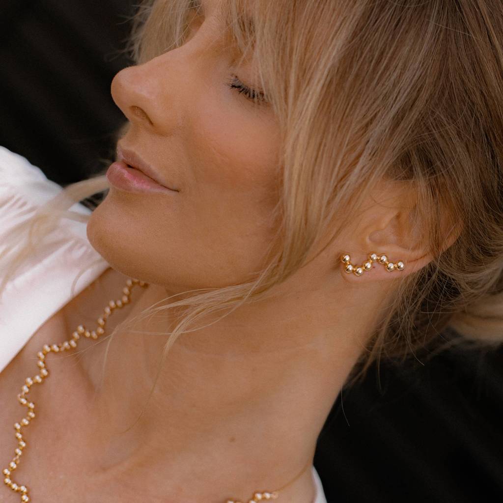Brinco Ear Cuff Bubbles - Semijoia - Semijoias Brincos - Purer