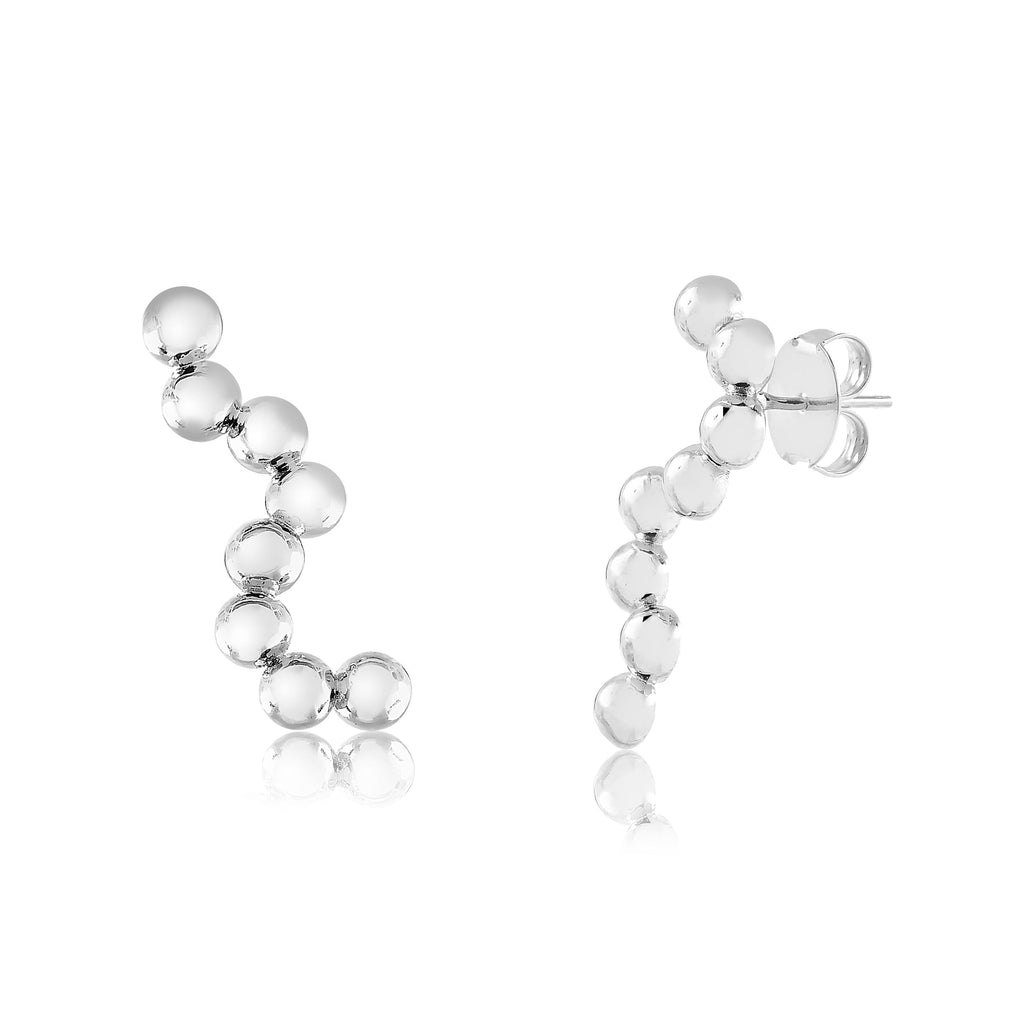 Brinco Ear Cuff Bubbles - Semijoia - Semijoias Brincos - Purer