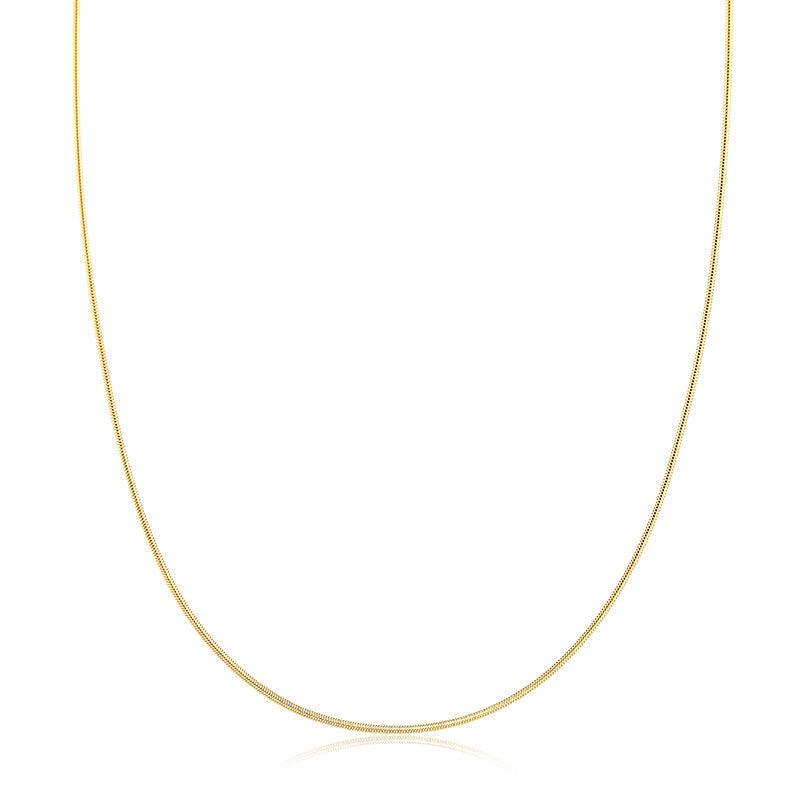 Colar Aro Fino 40cm - Semijoia - Semijoias Colares - Purer