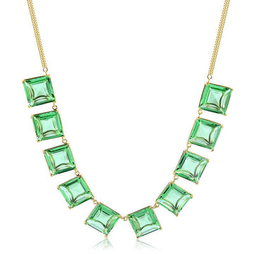 Colar Choker Dez Zircônias Carre 35cm - Semijoia - Semijoias Colares - Purer