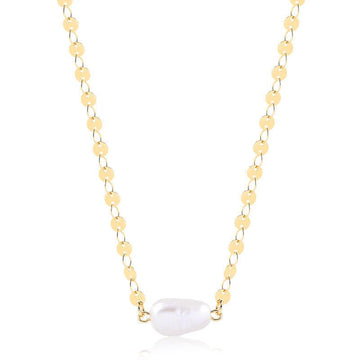 Colar Choker Medalhinhas Perola Sintética - Semijoia - Semijoias Colares - Purer