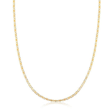 Colar Choker Mini Elos Ovais Entrelaçados - Semijoias Colares - Purer