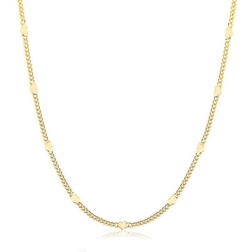 Colar Choker Plaquinhas Corações - Semijoia - Semijoias Colares - Purer