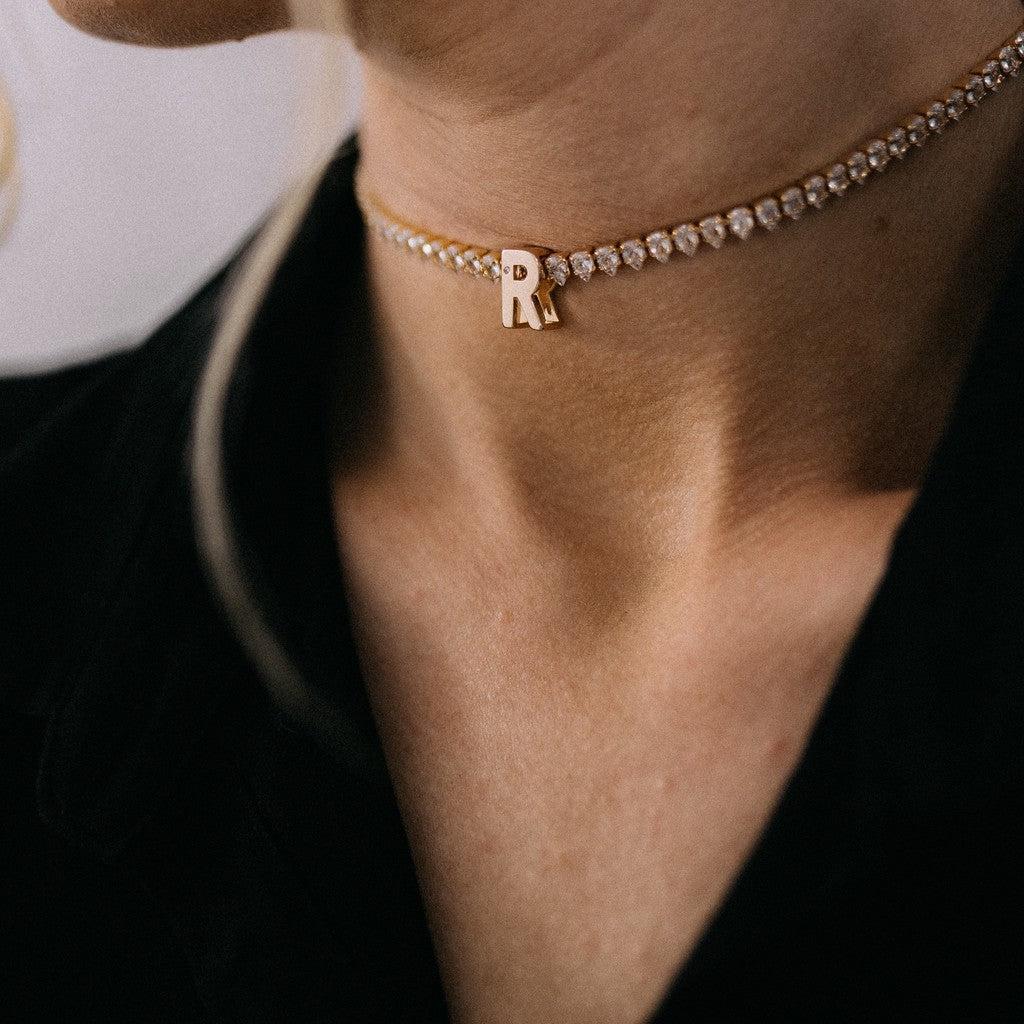 Colar Choker Riviera Gotinhas - Semijoia - Semijoias Colares - Purer