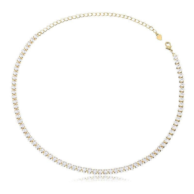 Colar Choker Riviera Gotinhas - Semijoia - Semijoias Colares - Purer