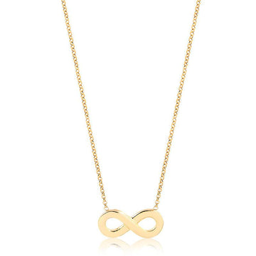 Colar Infinito Liso 45cm - Semijoia - Semijoias Colares - Purer