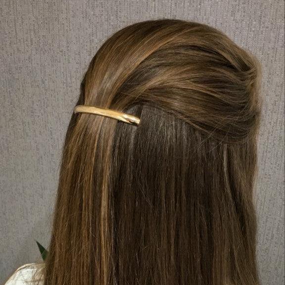 Grampo De Cabelo Abaulado Com Trava - Semijoia - Semijoias Acessórios de Cabelo - Purer