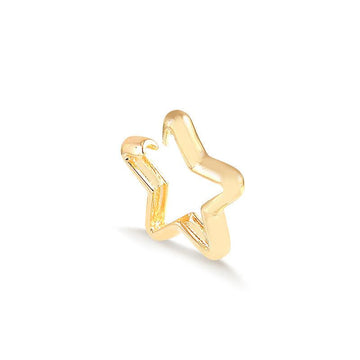 Piercing Meio Tubo Estrela Liso - Semijoia - Semijoias Piercings - Purer