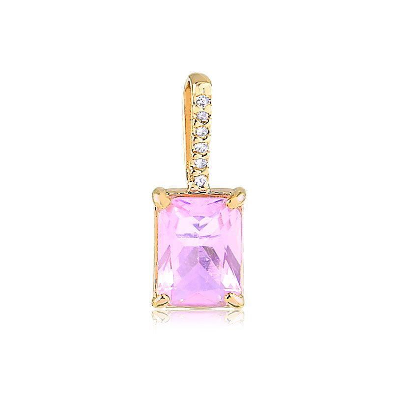 Pingente Mini Jv Octógono 8x6mm - Semijoia - Semijoias Pingentes - Purer