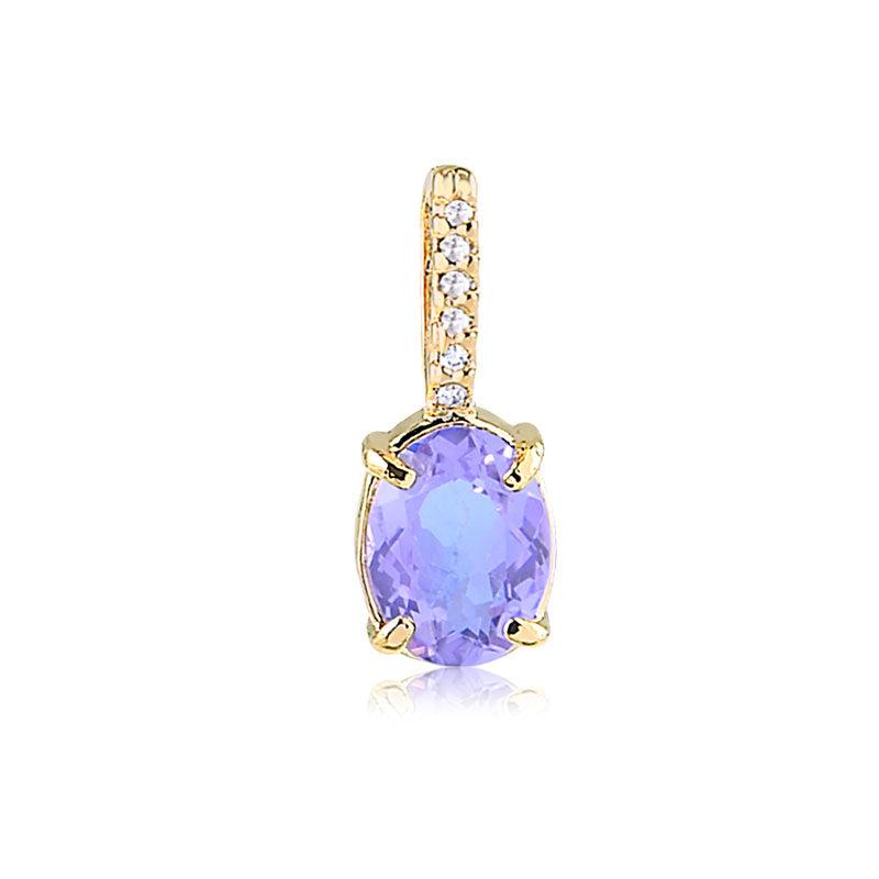 Pingente Mini Jv Oval 8x6mm - Semijoia - Semijoias Pingentes - Purer