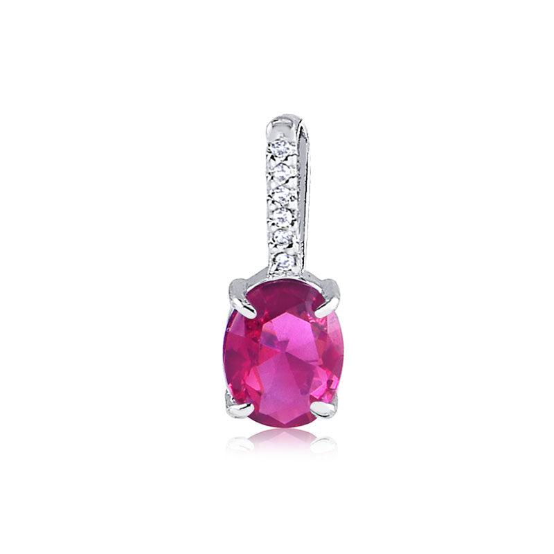 Pingente Mini Jv Oval 8x6mm - Semijoia - Semijoias Pingentes - Purer