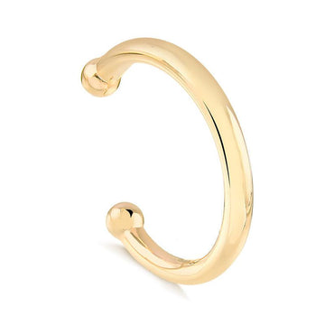 Pulseira Bracelete Tubo Liso Bola 8mm - Semijoia - Semijoias Pulseiras - Purer